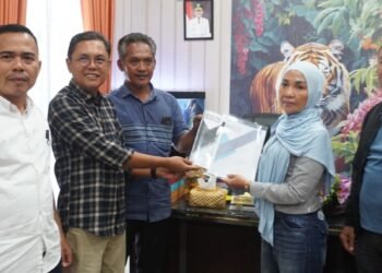 LSM BITRA Indonesia Audiensi ke DPRD Langkat, Dorong Pembangunan Irigasi di Secanggang