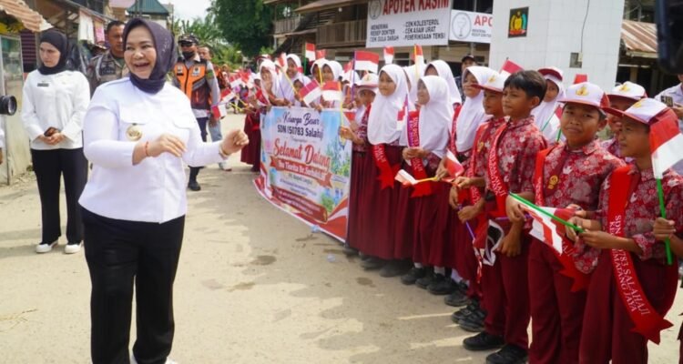 Komitmen Pemerataan Pembangunan, Tiorita Kucurkan Puluhan Miliar di Pematang Jaya