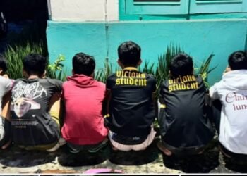 Tim Libas Polres Binjai Gagalkan Rencana Tawuran, 9 Remaja Diamankan Bersama Senjata Tajam