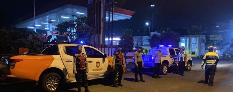 Cegah Geng Motor hingga Begal, Polres Langkat Gelar KRYD Dini Hari