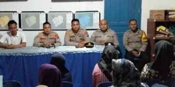 Perkuat Kedekatan dengan Warga, Polsek Salapian Gelar KUBAMAS di Desa Ujung Teran