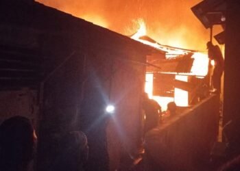 Kebakaran Rumah Semi Permanen di Sigiring-Giring, Kerugian Ditaksir Rp85 Juta