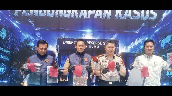 Polda Sumut Ungkap Judol di Medan dan Tebing Tinggi, 2 Tersangka Pernah Bekerja di Kamboja