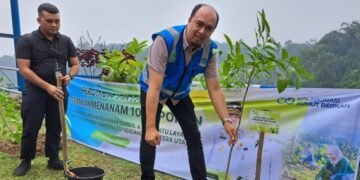 Perumda Tirtanadi Tanam 1.000 Pohon di Sibolangit: Ardian Surbakti Soroti Aksi Penebangan Hutan