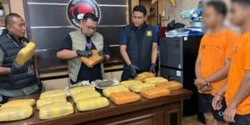 Polrestabes Medan Gerebek Gudang Penyimpanan 18 Kg Ganja