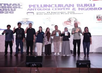 Puncak Festival Ngobrol Buku 2026, Luncurkan 3 Buku Antologi Cerpen Berbasis Folklor