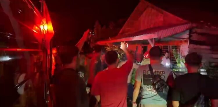 Empat Unit Rumah di Salapian Ludes Dilalap Si Jago Merah, Kerugian Ditaksir Rp400 Juta