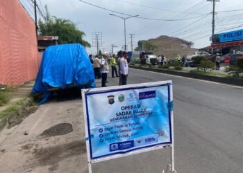 Satlantas Polres Karo Gelar Razia Gabungan Operasi Sadar Pajak Kendaraan Bermotor