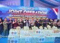 Bupati Karo Hadiri Konferensi Pers Pengungkapan Penyelundupan 1,16 Ton Ketamin di Selat Malaka
