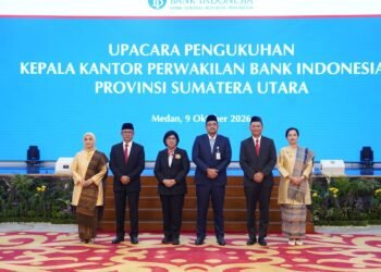 Ameriza M. Moesa Resmi Jabat Kepala Perwakilan BI Sumut